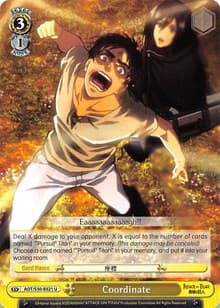 Coordinate - Attack on Titan Vol. 2 - Weiss Schwarz card