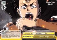 Yell of Rage (A) - Attack on Titan Vol. 2 - Weiss Schwarz card