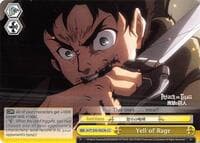 Yell of Rage (B) - Attack on Titan Vol. 2 - Weiss Schwarz card