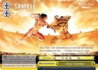 Close Combat (SR) - Attack on Titan Vol. 2 - Weiss Schwarz card
