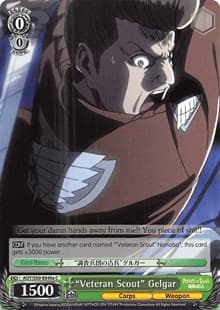 "Veteran Scout" Gelgar (A) - Attack on Titan Vol. 2 - Weiss Schwarz card