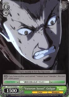 "Veteran Scout" Gelgar (B) - Attack on Titan Vol. 2 - Weiss Schwarz card