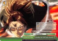 Standby for Full Scale Assault! (A) - Attack on Titan Vol. 2 - Weiss Schwarz card