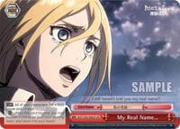 My Real Name... (SR) - Attack on Titan Vol. 2 - Weiss Schwarz card