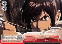 Run!! (A) - Attack on Titan Vol. 2 - Weiss Schwarz card