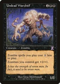 Undead Warchief - Timeshifted - Magic: The Gathering card