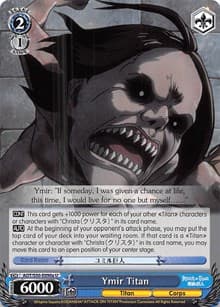 Ymir Titan (A) - Attack on Titan Vol. 2 - Weiss Schwarz card