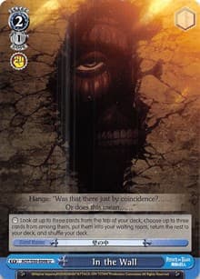 In the Wall - Attack on Titan Vol. 2 - Weiss Schwarz card