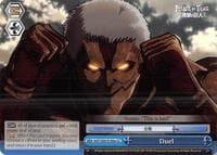 Duel (A) - Attack on Titan Vol. 2 - Weiss Schwarz card