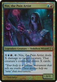 Nin, the Pain Artist (Commander Launch Promo) - Oversize Cards - Magic: The Gathering card