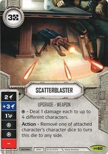 Scatterblaster (Card Only) - Empire at War - Star Wars: Destiny card