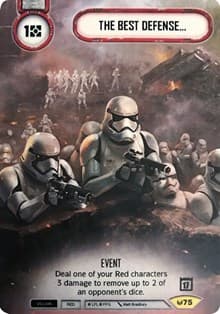 The Best Defense... (Alternate Full Art) - SWD: Promo Cards - Star Wars: Destiny card