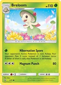 Breloom - Shining Legends - Pokemon card