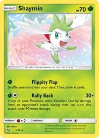 Shaymin - Shining Legends - Pokemon card