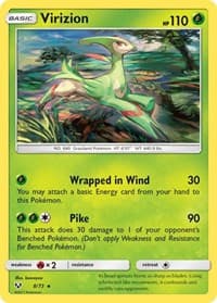 Virizion - Shining Legends - Pokemon card