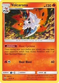 Volcarona - Shining Legends - Pokemon card