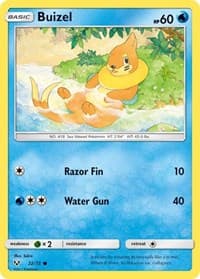 Buizel - Shining Legends - Pokemon card