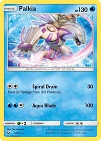 Palkia - Shining Legends - Pokemon card