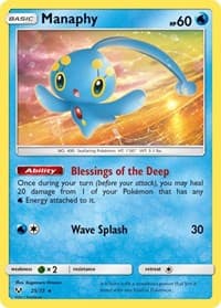Manaphy - Shining Legends - Pokemon card
