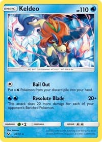 Keldeo - Shining Legends - Pokemon card