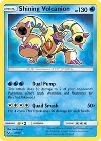 Shining Volcanion - Shining Legends - Pokemon card