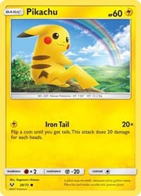 Pikachu - Shining Legends - Pokemon card