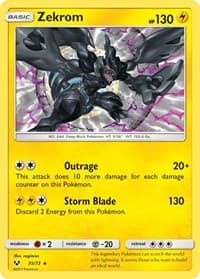 Zekrom - Shining Legends - Pokemon card