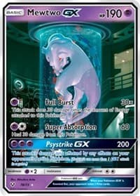 Mewtwo GX (Secret Shining) - Shining Legends - Pokemon card
