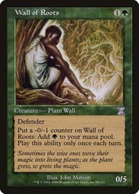 Wall of Roots - Timeshifted - Magic: The Gathering card