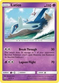 Latios - Shining Legends - Pokemon card