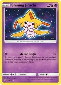 Shining Jirachi - Shining Legends - Pokemon card