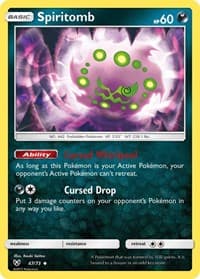 Spiritomb - Shining Legends - Pokemon card