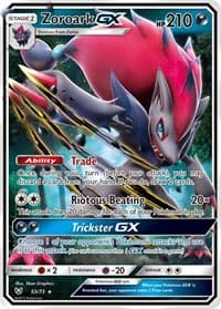Zoroark GX - Shining Legends - Pokemon card