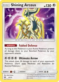 Shining Arceus - Shining Legends - Pokemon card