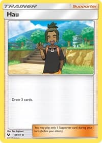 Hau - Shining Legends - Pokemon card