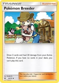 Pokemon Breeder - Shining Legends - Pokemon card