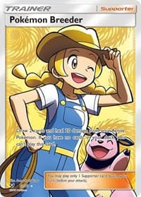 Pokemon Breeder (Full Art) - Shining Legends - Pokemon card