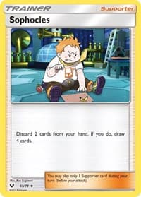 Sophocles - Shining Legends - Pokemon card