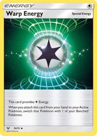 Warp Energy - Shining Legends - Pokemon card
