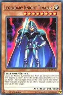 Legendary Knight Timaeus - Legendary Dragon Decks - YuGiOh card