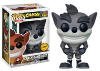 Crash Bandicoot: Crash Bandicoot (Black and White) (Limited Edition Chase) - Pop! Vinyl - Funko card