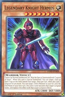 Legendary Knight Hermos - Legendary Dragon Decks - YuGiOh card