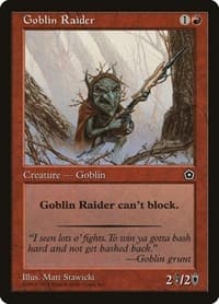 Goblin Raider - Portal Second Age - Magic: The Gathering card