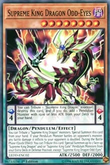 Supreme King Dragon Odd-Eyes - Legendary Dragon Decks - YuGiOh card