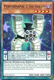 Performapal U Go Golem - Legendary Dragon Decks - YuGiOh card