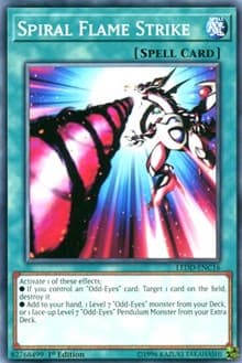 Spiral Flame Strike - Legendary Dragon Decks - YuGiOh card