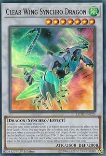 Clear Wing Synchro Dragon - Legendary Dragon Decks - YuGiOh card