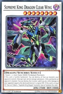 Supreme King Dragon Clear Wing - Legendary Dragon Decks - YuGiOh card