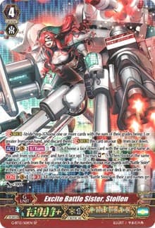 Excite Battle Sister, Stollen (SP) - G-BT12: Dragon King's Awakening - Cardfight Vanguard card