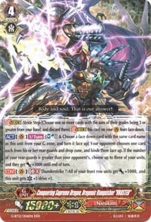 Conquering Supreme Dragon, Dragonic Vanquisher "VBUSTER" - G-BT12: Dragon King's Awakening - Cardfight Vanguard card